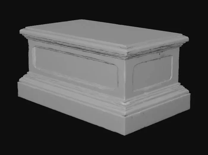 3D model for Stone Pedestal