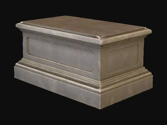 3D model for Stone Pedestal