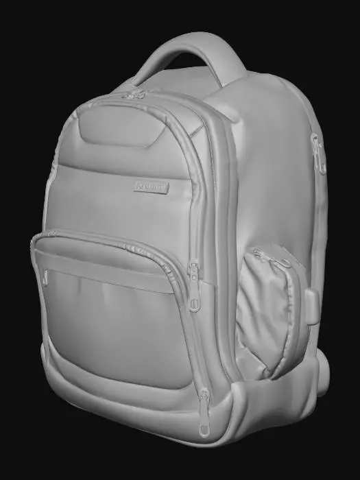 3D model for Black Utility Backpack