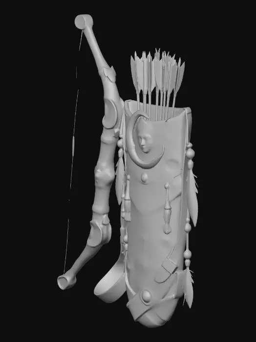 3D model for Celestial Archer's Set