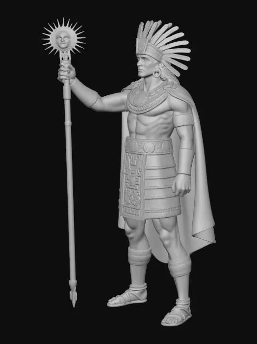 3D model for Golden Statue of the Inca Sun God
