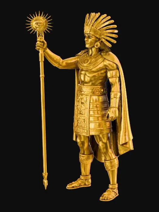 3D model for Golden Statue of the Inca Sun God