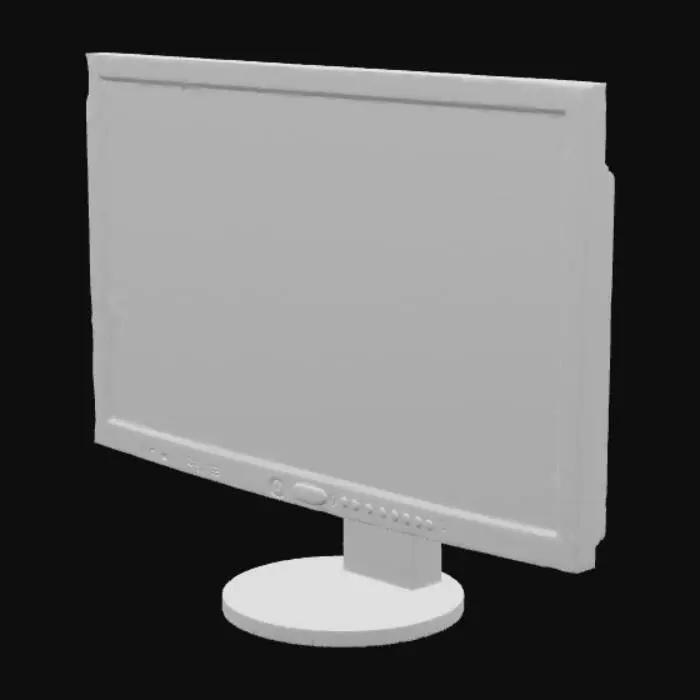 3D model for Computer Monitor Display