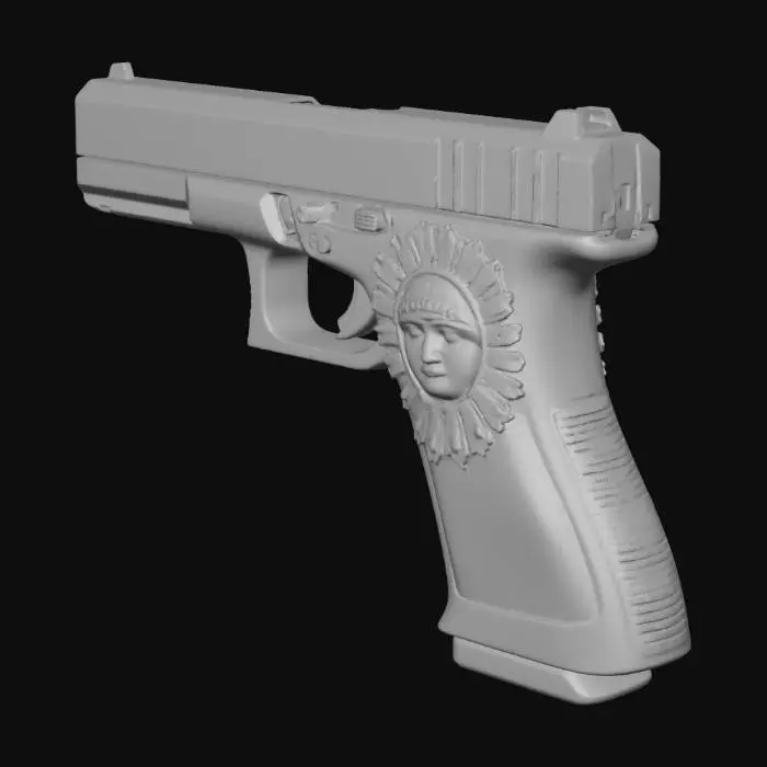 3D model for Pistola del Dios Sol