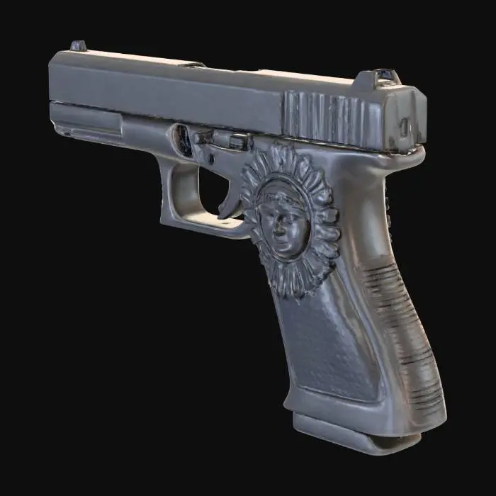 3D model for Pistola del Dios Sol