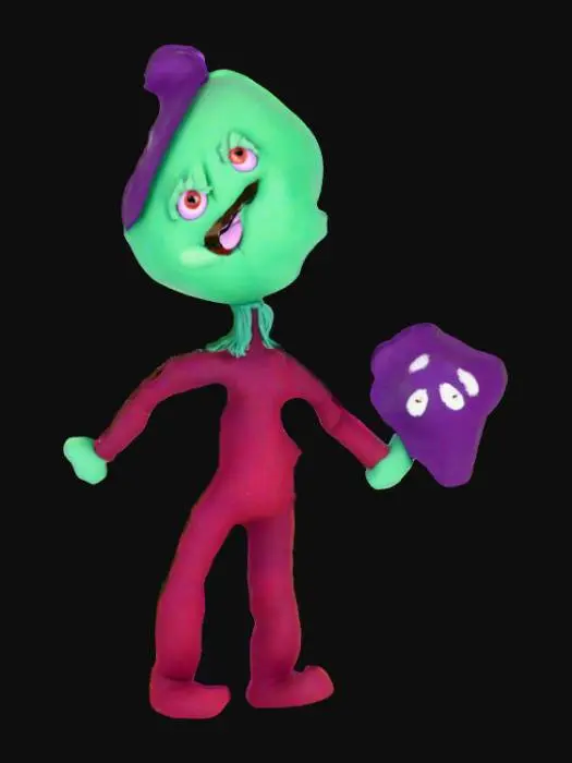 3D model for Jovial Alien