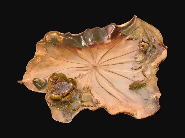 3D model for Lotus Carving Plate