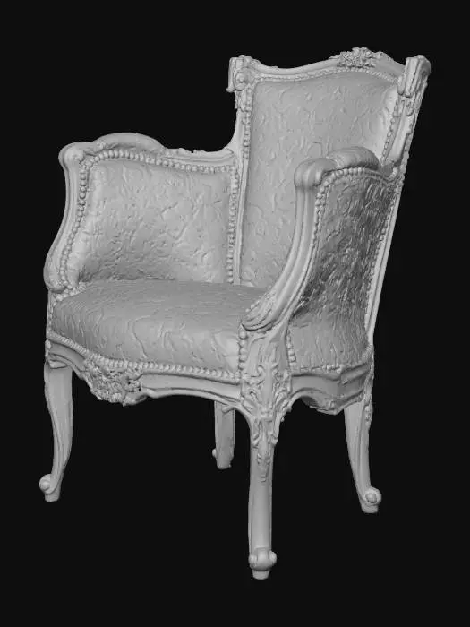 3D model for Classic Floral Armchair