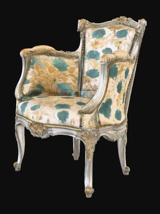 3D model for Classic Floral Armchair