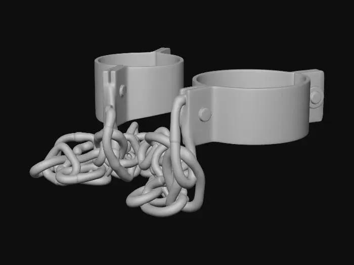 3D model for Shackled Restraints
