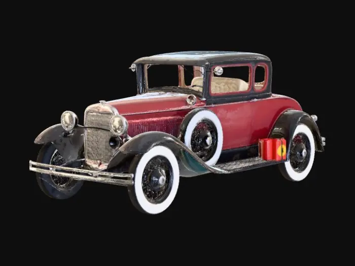 3D model for Vintage Elegance on Wheels