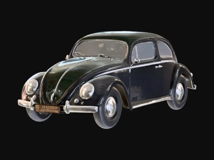 3D model for Classic Black Beetle