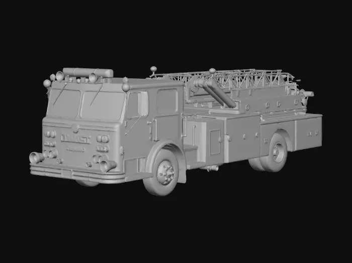 3D model for Fire Truck in Onset