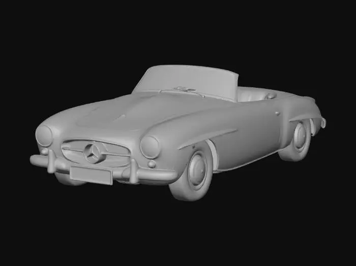 3D model for Mercedes Old