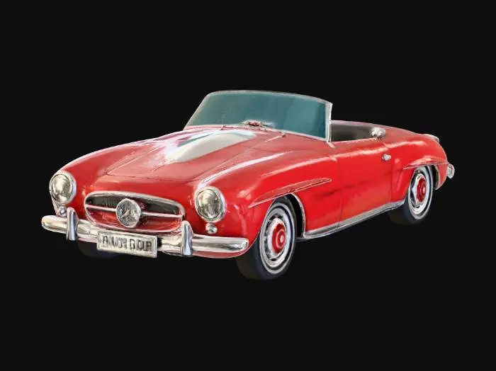 3D model for Mercedes Old