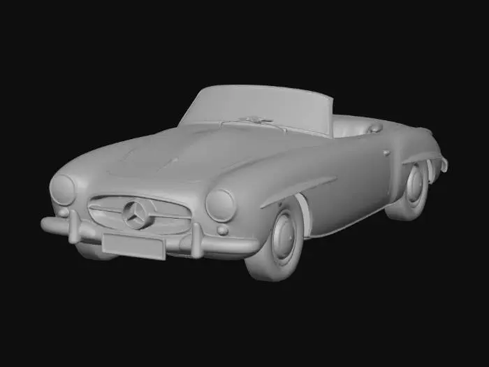 3D model for Mercedes Old
