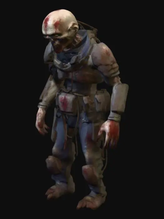 3D model for soldier monster
