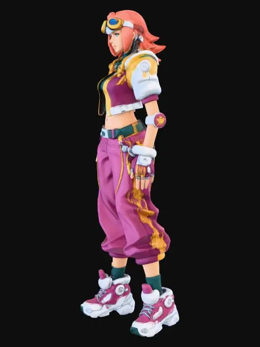 3D model for Space Pirate