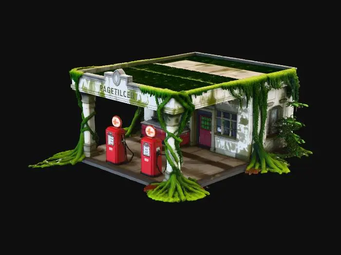 3D model for Forgotten Oasis