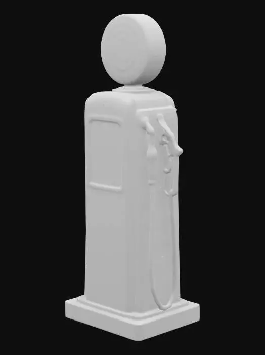 3D model for pump handle petrol