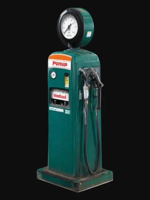 3D model for pump handle petrol