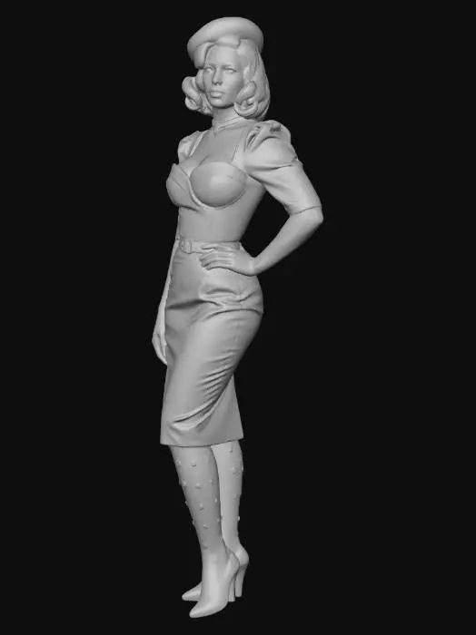 3D model for Emerald Pin-Up