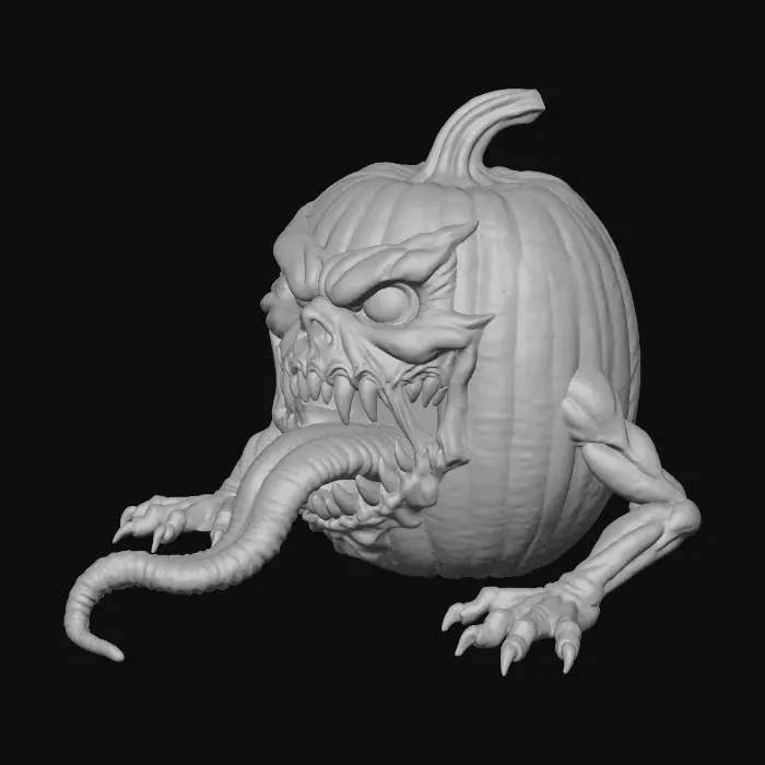 3D model for Pumpkin Monster