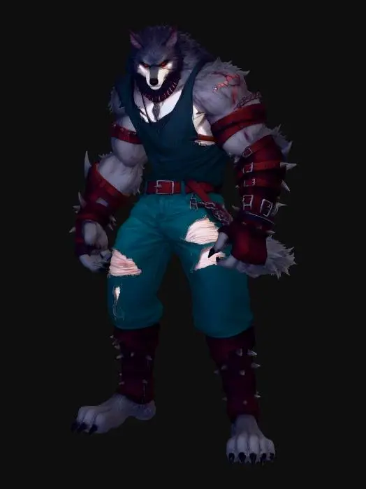 3D model for Ironwolf Berserker