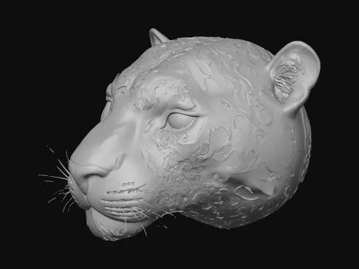 3D model for Vibrant Panther #Thanksgiving#