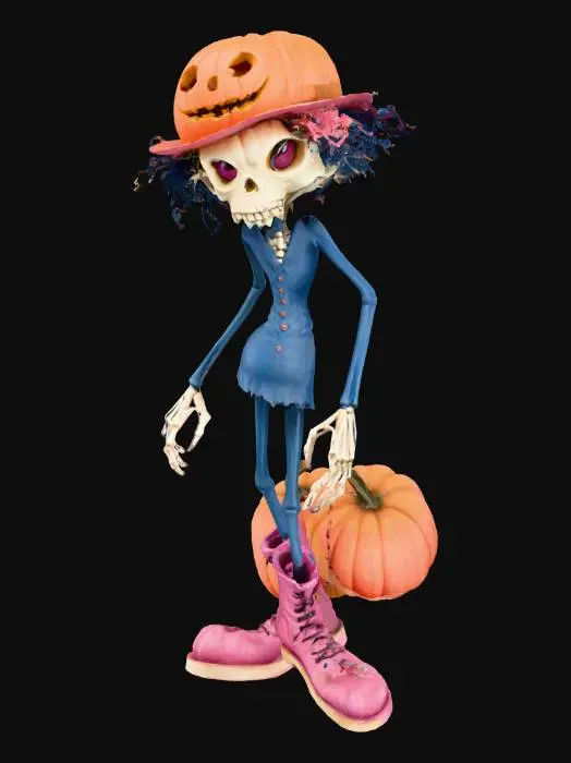 3D model for Pumpkinhead Scarecrow