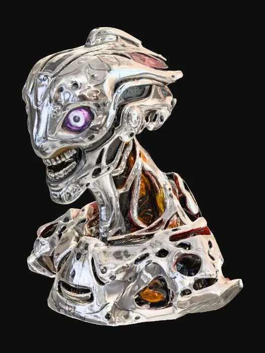 3D model for Cybernetic Grin #Thanksgiving#