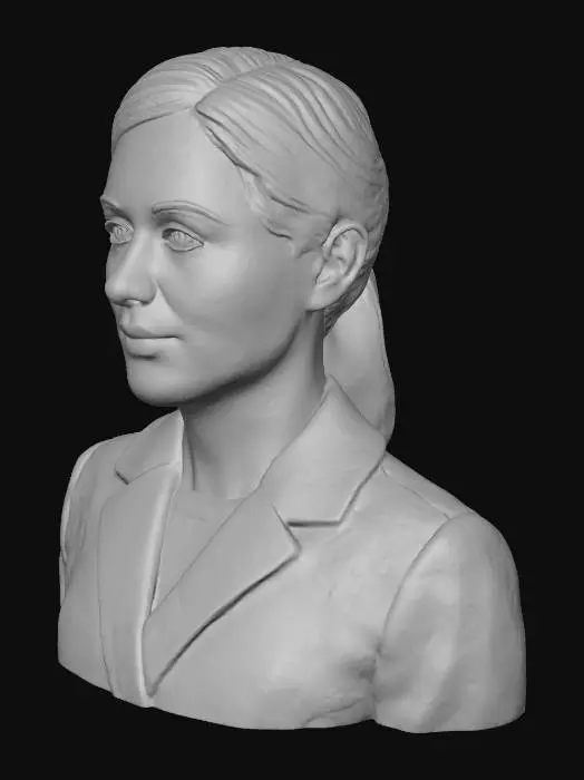 3D model for QR Code Portrait