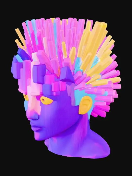 3D model for Prismatic Portrait