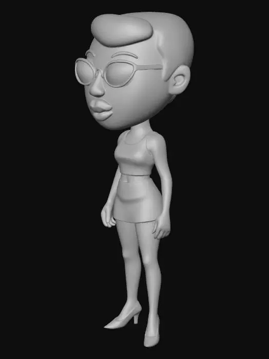 3D model for Azure Neon Diva