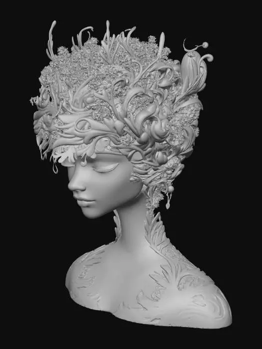3D model for Floral Reverie