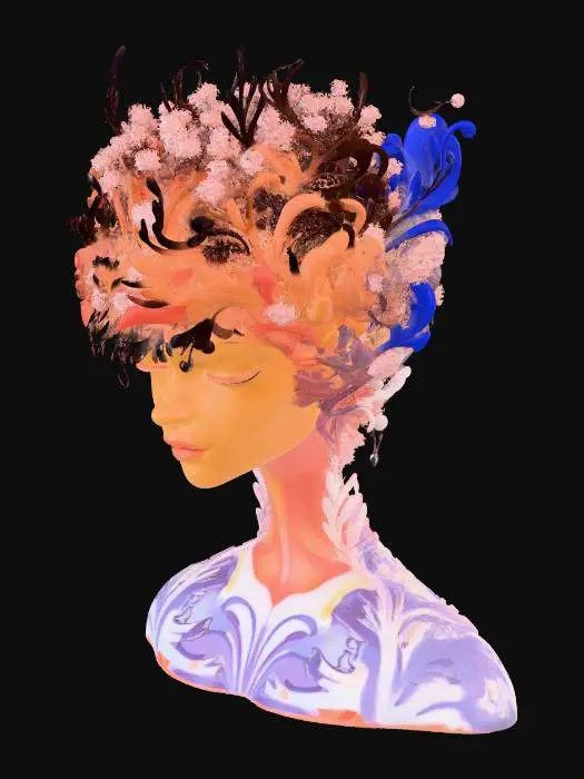 3D model for Floral Reverie