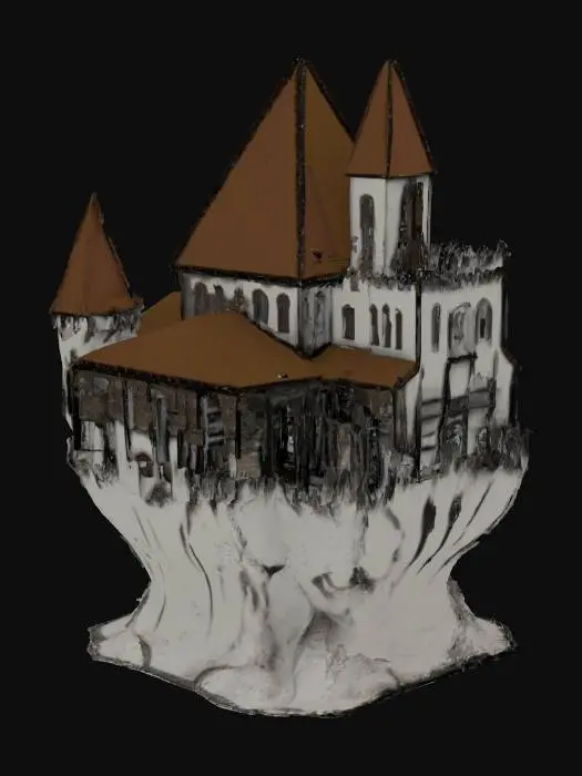 3D model for Enchanted Castle on the Cliff