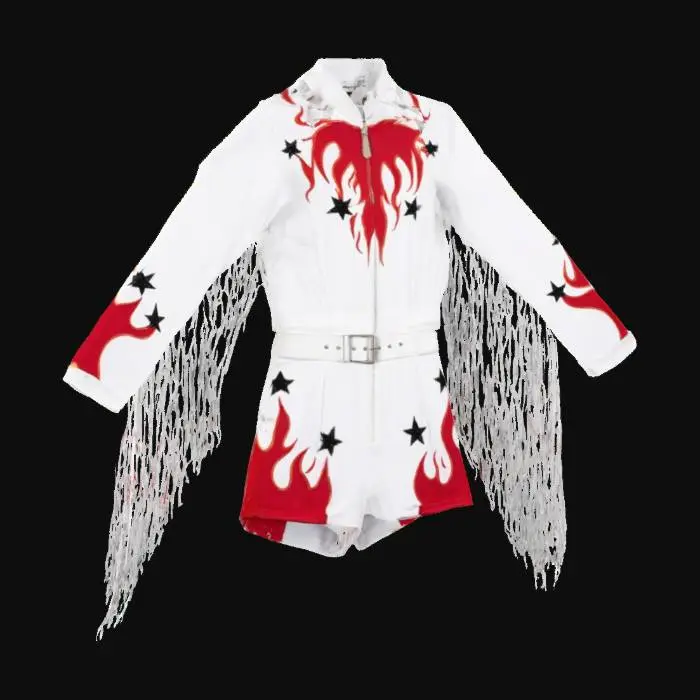 3D model for Flaming Fringed Jumpsuit