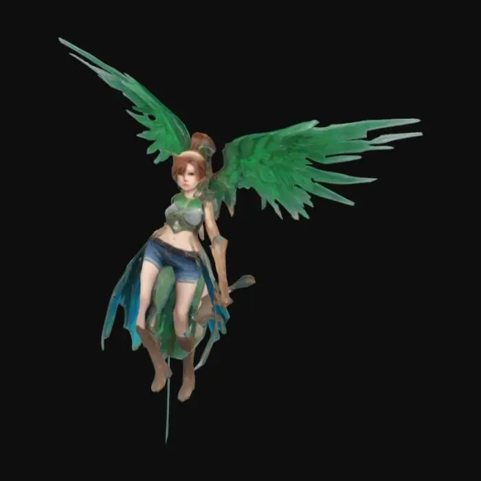 3D model for Winged Warrior