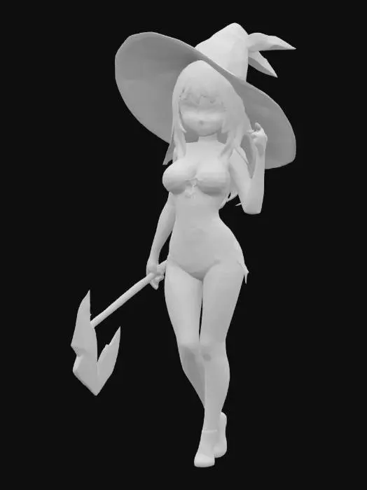 3D model for Sorceress in Swimwear