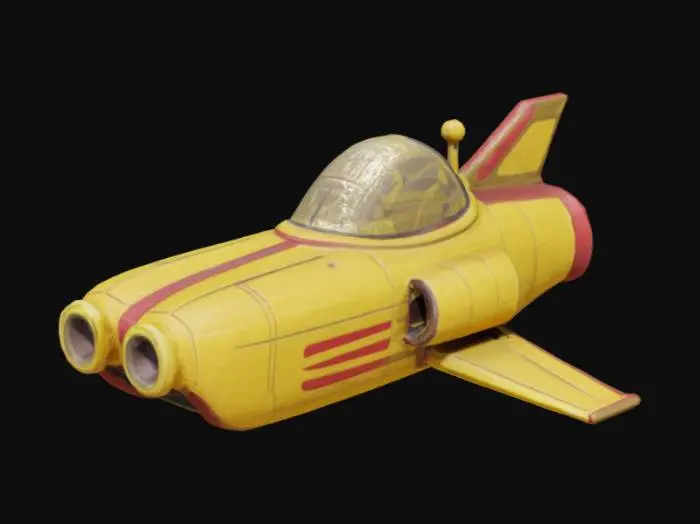 3D model for Futuristic Sky Cruiser