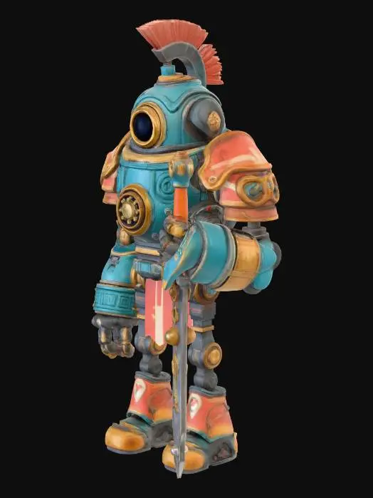 3D model for Spartan of Steam