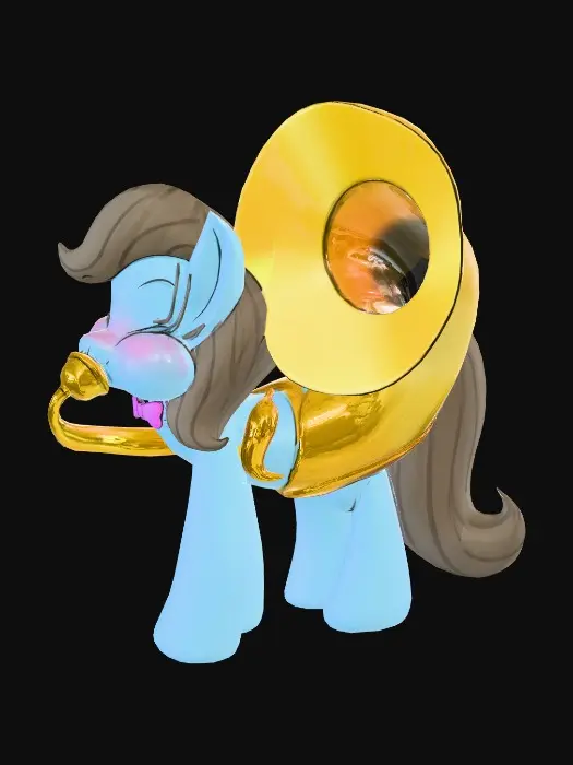 3D model for Beauty Brass 3D Model