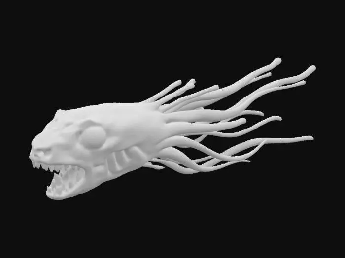 3D model for Tentacle Creature Sketch