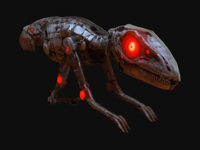 3D model for Mechanical Lizard