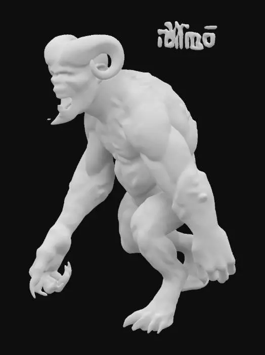 3D model for Minotaur Warrior