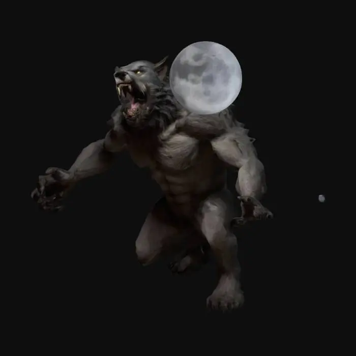 3D model for Howling at the Moon
