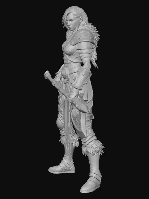 3D model for Valkyrie Warrior
