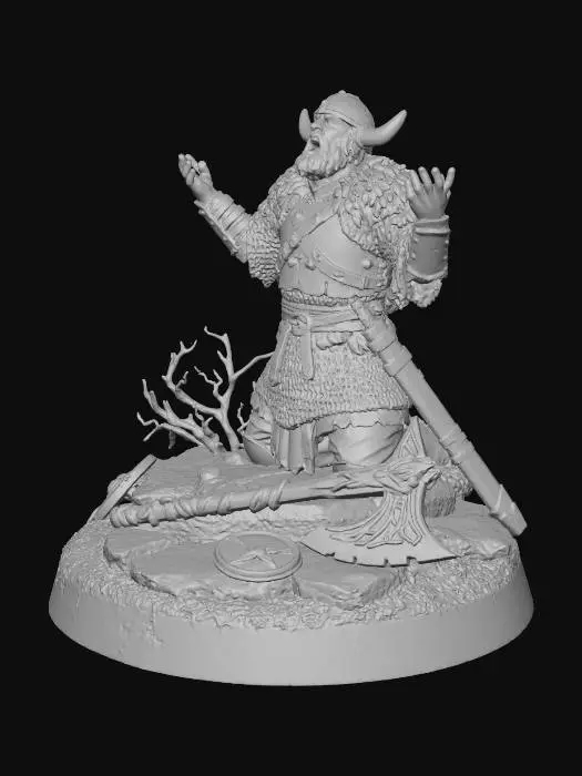 3D model for Viking Battle Cry