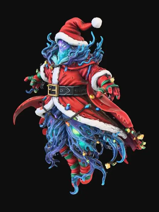 3D model for Galactic Santa in the Vortex, #Christmas2025#